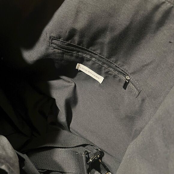 Lulu Dharma Houndstooth Weekender Tote Bag NWT — Holiday Gift Ready - Picture 7 of 12